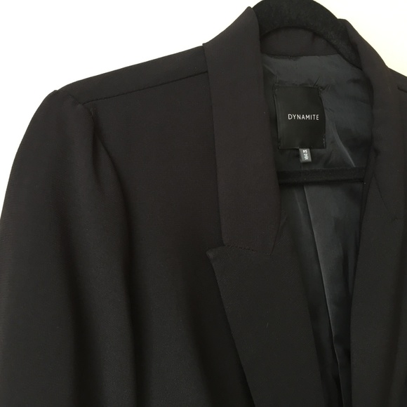 EDITOR PICK💋Dynamite Black Double Breasted Blazer - Picture 4 of 6